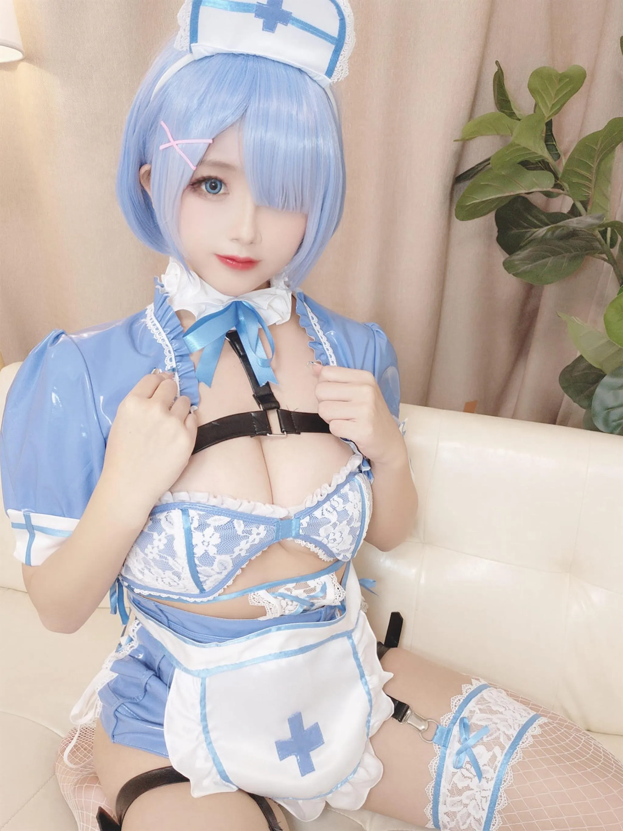 日奈娇 – NO.41 蕾姆蓝色护士 [86P]插图7